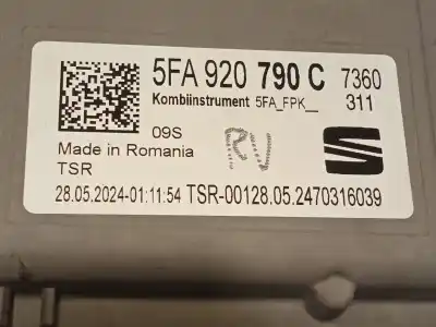 Peça sobressalente para automóvel em segunda mão quadrante por seat leon (kl1) 1.0 tsi referências oem iam 5fa920790c  