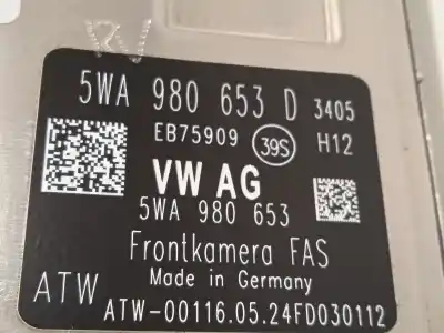 Автозапчастина б/у електронний модуль для seat leon (kl1) 1.0 tsi посилання на oem iam 5wa980653d  