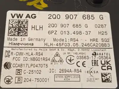 Second-hand car spare part electronic module for seat leon (kl1) 1.0 tsi oem iam references 2q0907685g  