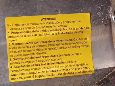 Автозапчастина б/у коробка передач для seat leon (kl1) 1.0 tsi посилання на oem iam urf 0cw300051e002 0cw300051e