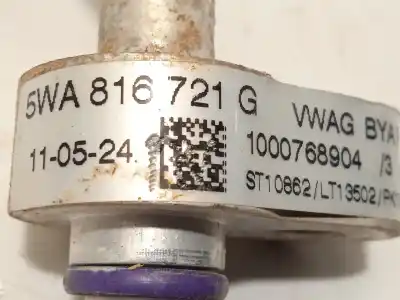 Автозапчастина б/у труби кондиціонації для seat leon (kl1) 1.0 tsi посилання на oem iam 5wa816721g  