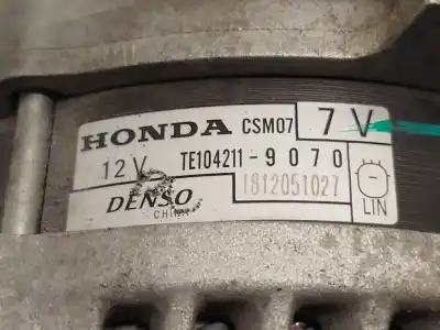 Автозапчастина б/у генератор для honda civic x fastback (fc_, fk_) 1.0 vtec посилання на oem iam csm07 1042119070 311005ayh01
