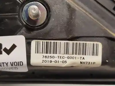 Автозапчастина б/у ліве дзеркало для honda civic x fastback (fc_, fk_) 1.0 vtec посилання на oem iam 76250tecg001ta  