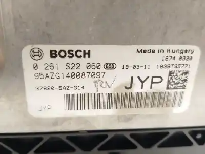 Автозапчастина б/у ебу контролер двигуна для honda civic x fastback (fc_, fk_) 1.0 vtec посилання на oem iam 378205azg14 0261s22060 