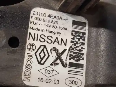 Автозапчасти б/у генератор за nissan pulsar fastback (c13) 1.5 dci ссылки oem iam 231004ea0a f000bl0825 