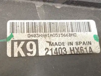 Автозапчасти б/у электрический вентилятор за nissan pulsar fastback (c13) 1.5 dci ссылки oem iam 21481hx61a  21403hx61a