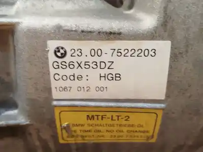 Автозапчастина б/у коробка передач для bmw 3 touring (e46) 330 xd посилання на oem iam hgb 7524919 23007522203