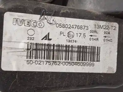 Автозапчастина б/у права фа для iveco daily vi furgón 35s16, 35c16, 70c16 посилання на oem iam 5802476873  05802476873