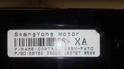 Автозапчастина б/у клімат-контроль для ssangyong tivoli 1.6 посилання на oem iam 6872035000  