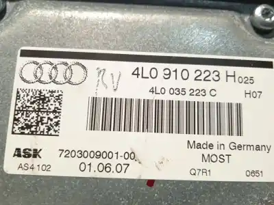 Peça sobressalente para automóvel em segunda mão módulo eletrônico por audi q7 (4lb) 3.0 tdi quattro referências oem iam 4l0910223h  4l0910223c