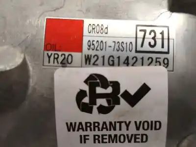 Second-hand car spare part air conditioning compressor for suzuki ignis iii (mf) 1.2 hybrid (atk412) oem iam references 9520173s10  9520073s10000