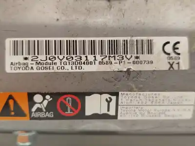 Автозапчастина б/у передня ліва подушка безопасности для toyota c-hr (_x1_) 1.8 hybrid (zyx10_, zyx11_) посилання на oem iam 73901f4010 tg13d04001 