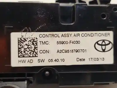 Автозапчастина б/у клімат-контроль для toyota c-hr (_x1_) 1.8 hybrid (zyx10_, zyx11_) посилання на oem iam 55900f4030 a2c9518790701 