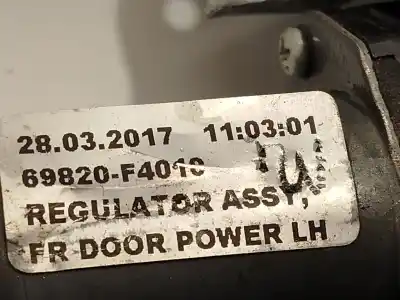 Автозапчастина б/у регулятор вікна передній лівий для toyota c-hr (_x1_) 1.8 hybrid (zyx10_, zyx11_) посилання на oem iam 69820f4010  