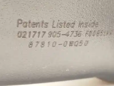 Автозапчастина б/у внутрішне дзеркало для toyota c-hr (_x1_) 1.8 hybrid (zyx10_, zyx11_) посилання на oem iam 878100w050  