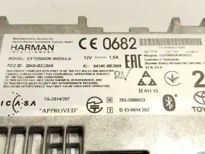 Автозапчастина б/у електронний модуль для toyota c-hr (_x1_) 1.8 hybrid (zyx10_, zyx11_) посилання на oem iam 6434cbe2808  