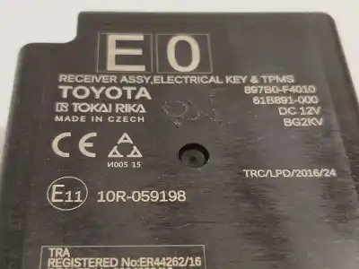 Автозапчастина б/у електронний модуль для toyota c-hr (_x1_) 1.8 hybrid (zyx10_, zyx11_) посилання на oem iam 897b0f4010  