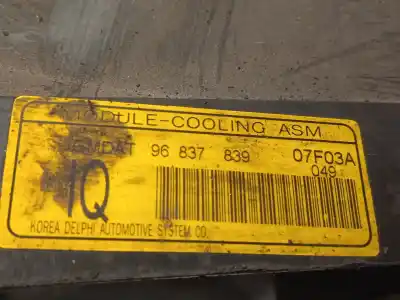 Second-hand car spare part radiator cooling fan for opel antara a (l07) 2.0 cdti 4x4 oem iam references 96837839  96829535