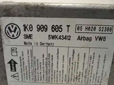 Автозапчасти б/у блок управления подушками безопасности за seat altea xl (5p5, 5p8) 1.6 tdi ссылки oem iam 1k0909605t 1k0909605t0s3 5wk43412