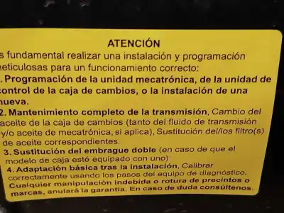 Second-hand car spare part gearbox for ford kuga iii (dfk) 2.5 duratec plug-in-hybrid oem iam references pz187000ha 2674455 svpz187000ha