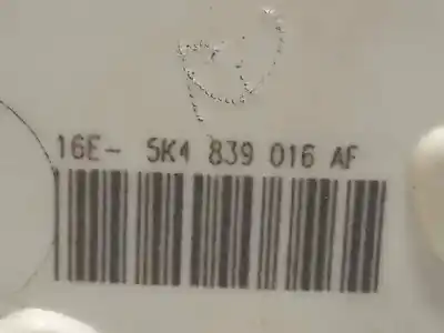 Автозапчастина б/у замок заднього правого дверя для seat leon sc (5f5) 1.4 16v tsi посилання на oem iam 5k4839016af  