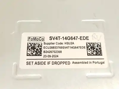 Second-hand car spare part electronic module for ford kuga iii (dfk) 2.5 duratec plug-in-hybrid oem iam references sv4t14g647ede  2816880