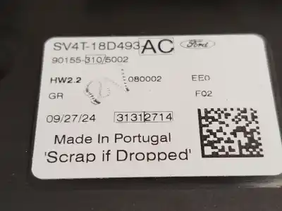 Автозапчастина б/у електронний модуль для ford kuga iii (dfk) 2.5 duratec plug-in-hybrid посилання на oem iam sv4t18d493ac  2720040