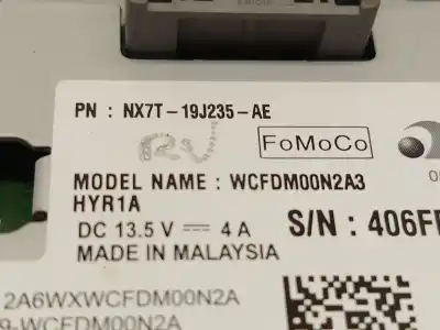 Second-hand car spare part electronic module for ford kuga iii (dfk) 2.5 duratec plug-in-hybrid oem iam references nx7t19j235ae  2788022