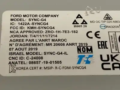 Second-hand car spare part gps navigation system for ford kuga iii (dfk) 2.5 duratec plug-in-hybrid oem iam references su5t14g670ecf  