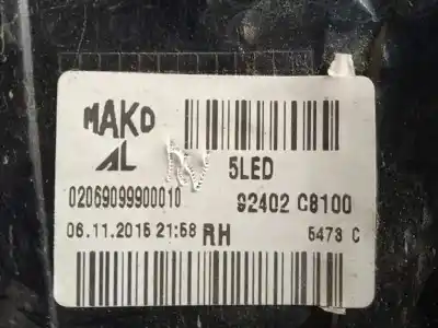 Recambio de automóvil de segunda mano de piloto trasero derecho para hyundai i20 active 1.0 tgdi cat referencias oem iam 92402c8100  
