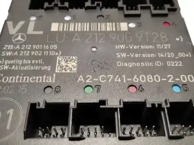 Peça sobressalente para automóvel em segunda mão bsi / bcm / módulo eletrónico confort por mercedes-benz clase e (w212) lim. 2.1 cdi cat referências oem iam a2129009128 2129009128 