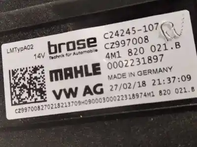 Pezzo di ricambio per auto di seconda mano motore di riscaldamento per audi a5 sportback (f5a) sport riferimenti oem iam 4m1820021b cz997008 4m1820021c
