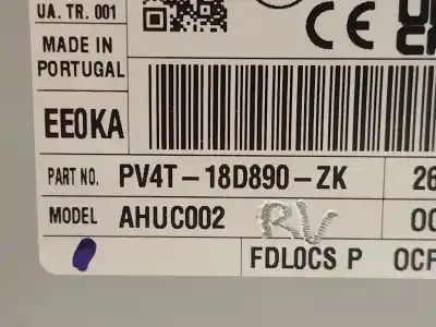 Second-hand car spare part electronic module for ford kuga iii (dfk) 2.5 duratec plug-in-hybrid oem iam references pv4t18d890zk  2837107