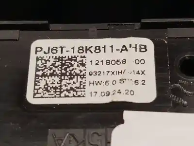 Second-hand car spare part climate control for ford kuga iii (dfk) 2.5 duratec plug-in-hybrid oem iam references pj6t18k811ahb  2728429