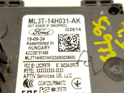Автозапчастина б/у електронний модуль для ford kuga iii (dfk) 2.5 duratec plug-in-hybrid посилання на oem iam ml3t14h031ak acc28787459 2657693