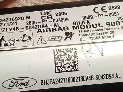 Second-hand car spare part front right curtain airbag for ford kuga iii (dfk) 2.5 duratec plug-in-hybrid oem iam references lv4bs042d94al  2641851