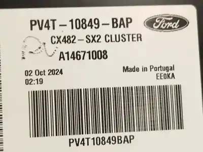 Second-hand car spare part dashboard for ford kuga iii (dfk) 2.5 duratec plug-in-hybrid oem iam references pv4t10849bap  2824801