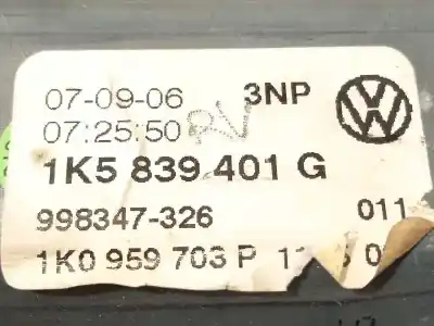 Автозапчасти б/у регулятор стекла заднего левого за volkswagen jetta (1k2) 1.9 tdi ссылки oem iam 1k5839461 1k5839401g 