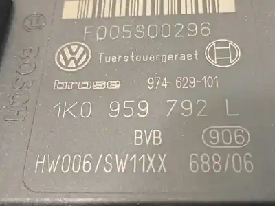 Автозапчастина б/у регулятор переднього правого скла для volkswagen jetta (1k2) 1.9 tdi посилання на oem iam 1k5837462b 1k5837402ah 