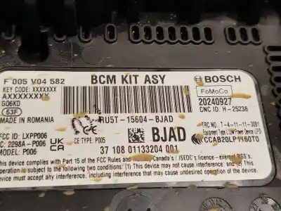 Автозапчастина б/у реле/запоперівник для ford puma (j2k, cf7) 1.0 ecoboost посилання на oem iam ru5t15604bjad f005v04582 2802374