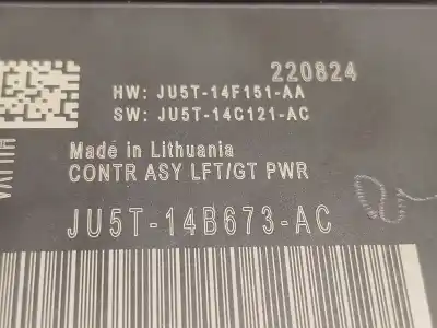 Автозапчастина б/у блок управління комфортом для ford puma (j2k, cf7) 1.0 ecoboost посилання на oem iam ju5t14b673ac  2718957