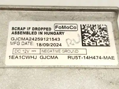 Автозапчастина б/у електронний модуль для ford puma (j2k, cf7) 1.0 ecoboost посилання на oem iam ru5t14h474mae  2789607