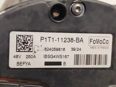 Peça sobressalente para automóvel em segunda mão alternador por ford puma (j2k, cf7) 1.0 ecoboost referências oem iam p1t111238ba ibsg4ws167 2760658