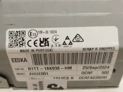 Peça sobressalente para automóvel em segunda mão módulo eletrônico por ford puma (j2k, cf7) 1.0 ecoboost referências oem iam r1tt18k938hm  2829360