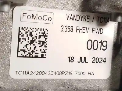 Автозапчастина б/у коробка передач для ford kuga iii (dfk) 2.5 duratec plug-in-hybrid посилання на oem iam pz187000ha svpz187000ha 2674455