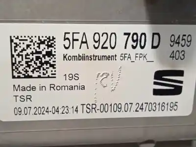 Автозапчастина б/у панель інструментів для cupra leon (kl1) 1.5 tsi посилання на oem iam 5fa920790d  