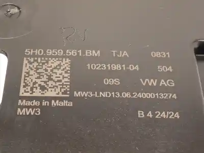 Автозапчастина б/у внутрішне світло для cupra leon (kl1) 1.5 tsi посилання на oem iam 5h0959561bm  5h0959561bmtja