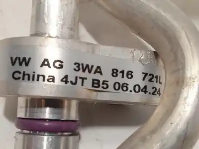 Автозапчастина б/у труби кондиціонації для cupra leon (kl1) 1.5 tsi посилання на oem iam 3wa816721l  