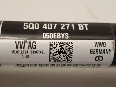 Автозапчасти б/у передняя левая трансмиссия за cupra leon (kl1) 1.5 tsi ссылки oem iam 5q0407271bt  