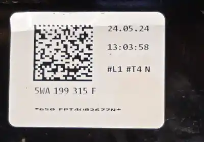 Автозапчастина б/у передня вісь для seat leon (kl1) 1.0 tsi mild hybrid посилання на oem iam 5wa199315f  